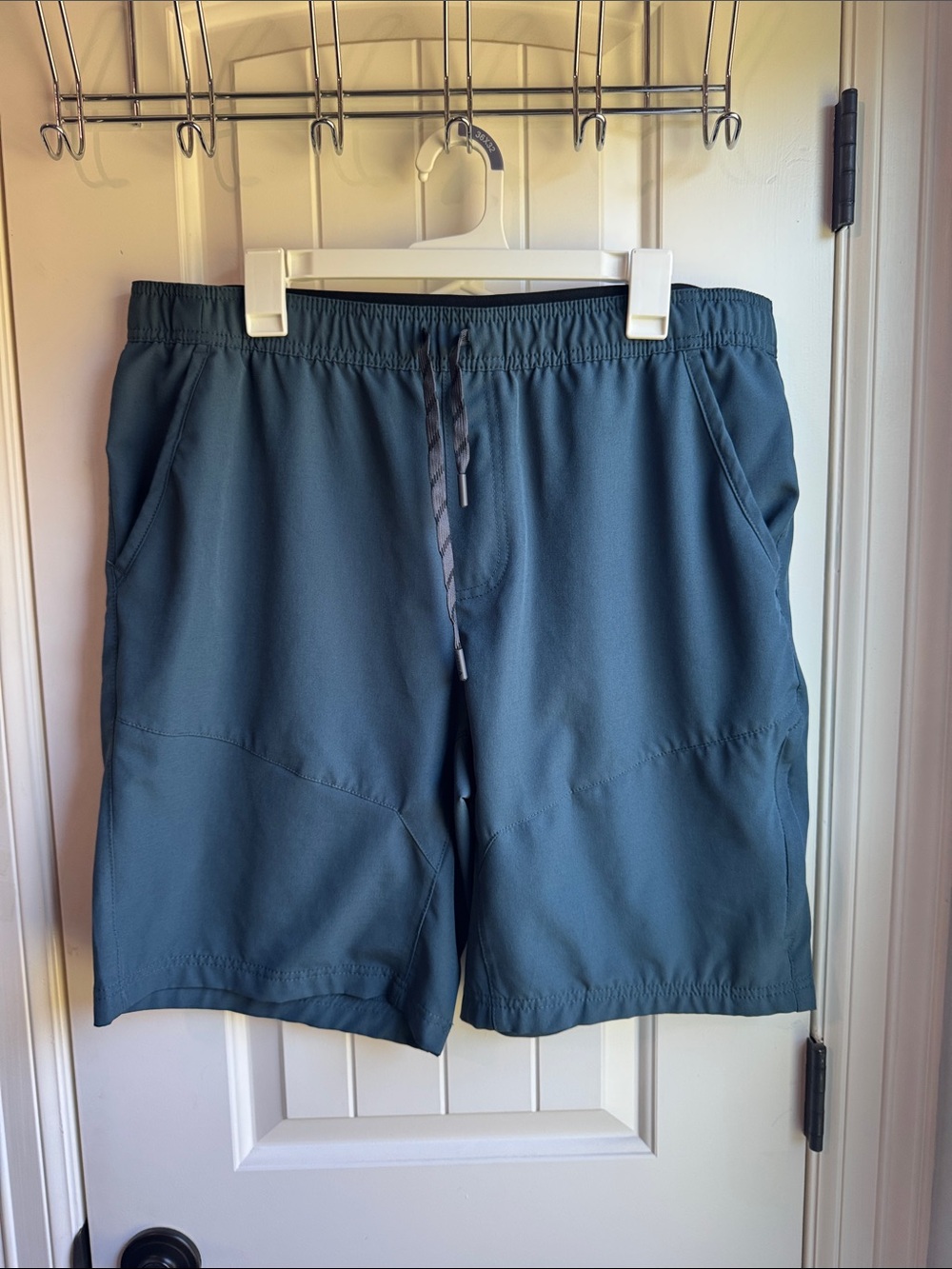 Gerry Men's Athletic Drawstring Shorts in Teal Blue